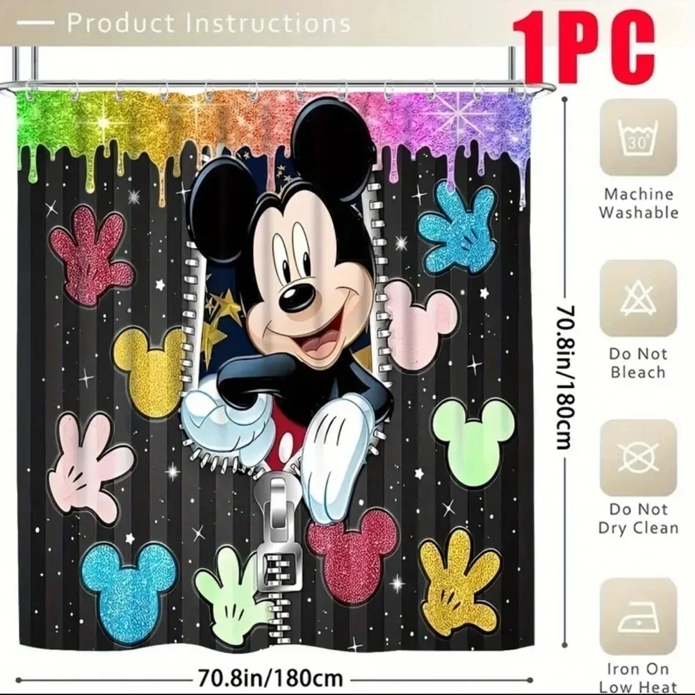 4pc Mickey Mouse Bathroom Set NWT